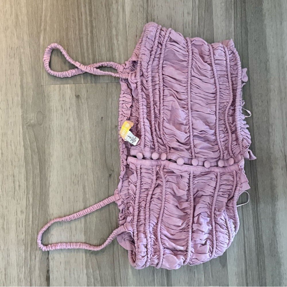 Ruffled Pink/Purple Top